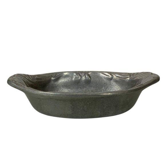 Vintage Wilton Armetale Pewter Set of 2 Oval Serving Dishes Individual Casserole - Picture 5 of 9